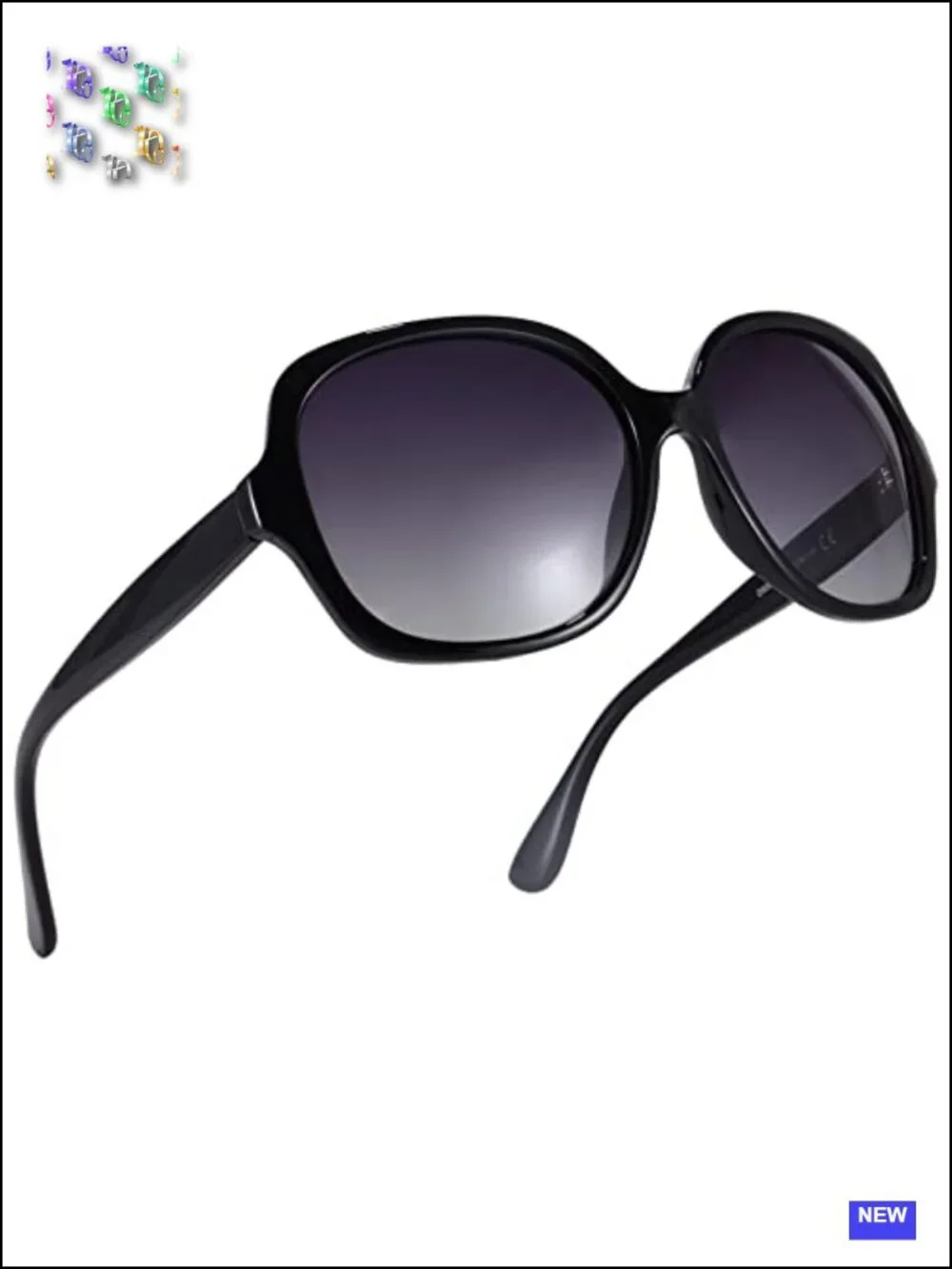 Oversized Square Polarized Sunglasses UV Protection for Women Men